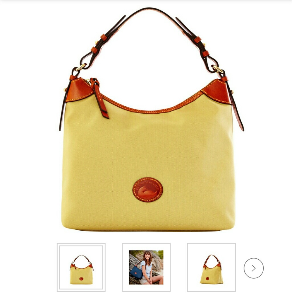Authentic Dooney & Bourke Nylon Large Erica Hobo